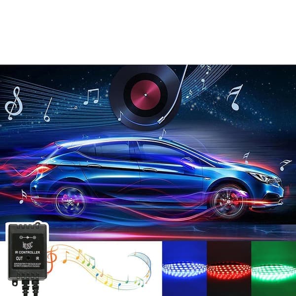 LED strip lys til bilens undervogn