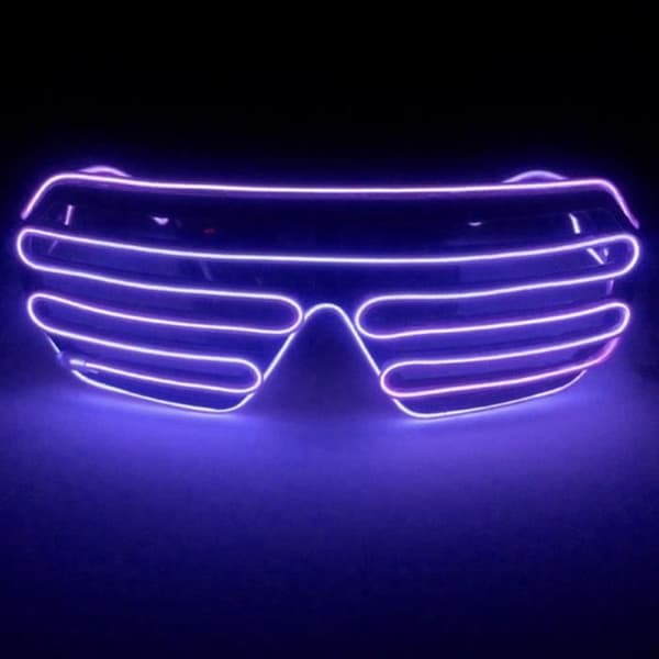 LED-valolasit, kaihtimet, juhlat, lavaesityslelut, tunnelmatarvikkeet, violetti