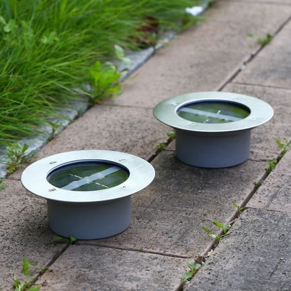 Solar LED underjordisk lys for uteplass, hage, vei