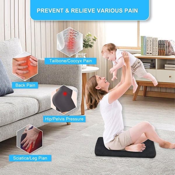 Ergonomisk gelsittdyna - Gelsittdyna - Dubbel tjocklek - Bikakedesign