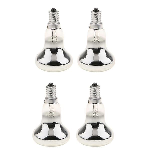 4 stk. R50 SES E14 40W Spotlight Pære Reflektor Spotpære til Udendørs Indendørs Belysning