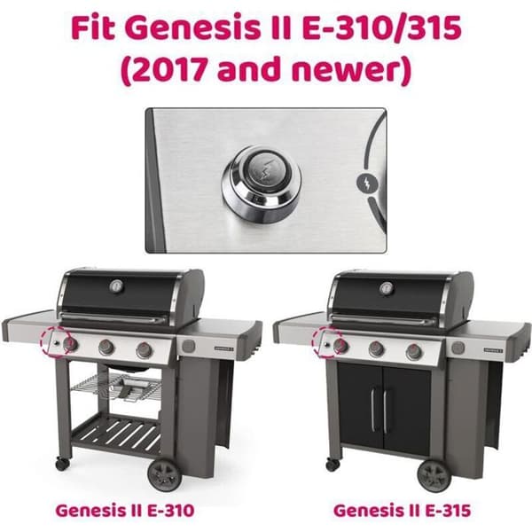 Reservedele til Weber Genesis II-grill – Inkluderer tænder 66354 til E-310, E-315, S-310, S-315 osv.