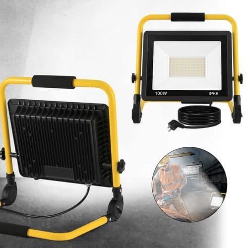 LED-strålkastare - 100W - Kallvit - Utomhus - IP66