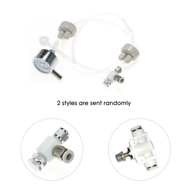 CO2-generator – D201 Standard – Ingen montering krävs, trippel säkerhet – för planterade akvarier – 160 cm