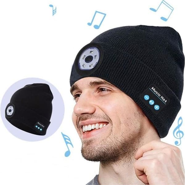 Leytn® Bluetooth LED musse, trådløs musikkhatt for menn og kvinner