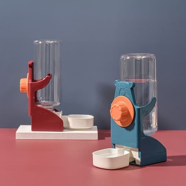 Blå hengende automatisk vanndispenser — Automatisk vanndispenser for kaninbur