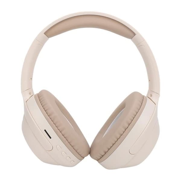 OMABETA Trådlösa Bluetooth-hörlurar, On-Ear Bluetooth-hörlurar, Lång speltid, Djup bas, Khaki