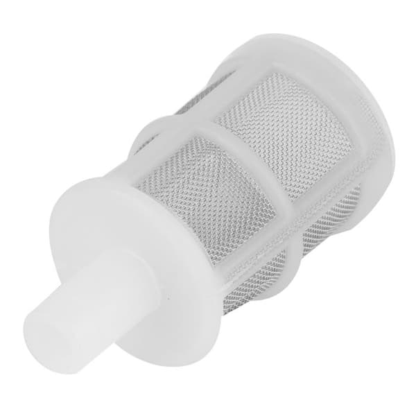 10 stk. rustfrie nettingfiltre – 7 mm – Akvarium, sprøyte, vin – Hvit