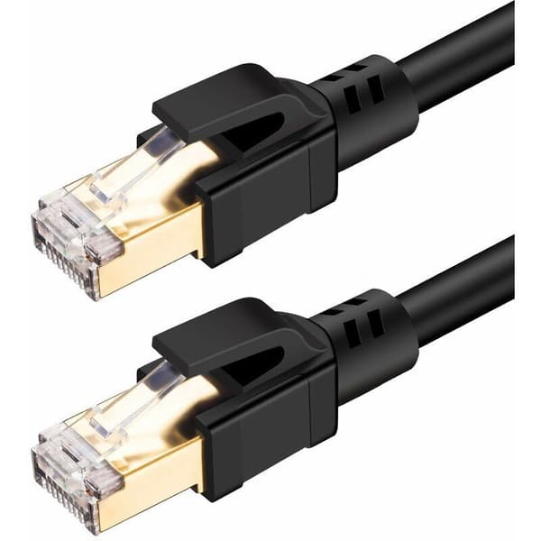 (5M) Ethernetkabel Cat 8 Ethernetkabel, LAN RJ45 SFTP Netværkskabel Hastighed 40 Gbps / 2000Mhz