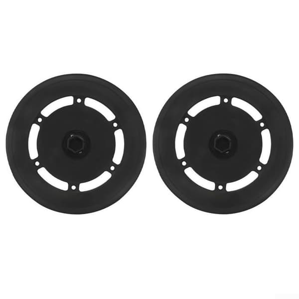 Sæt med 2 sorte viskerarme til Ecovacs til Deebot X2 til Omni X2 til Combo robotstøvsuger 12,9 x 12,9 cm