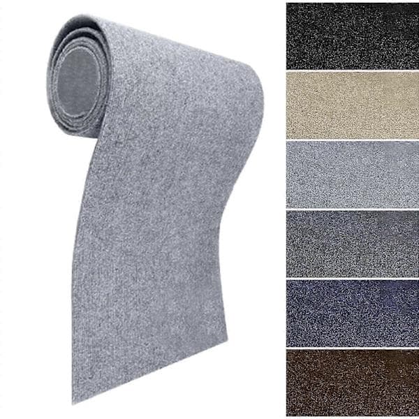 Møbelsikker kradsemåtte til katte, justerbar størrelse og klæbrig base, lysegrå light gray M\/30*100cm
