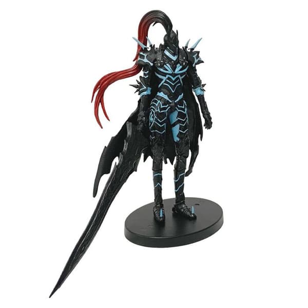 Igris Actionfigur, Blå og Sort, 21 cm Anime Statue, Model til Hjemmekontor Dekoration, Ornament
