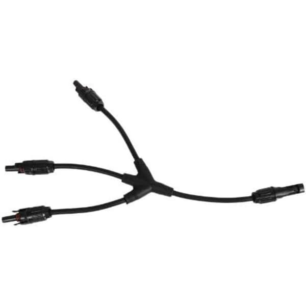1x solpanelstik (1 til 3 grene), MC4 holdbar og hjemmebeskytter (1 til 3)