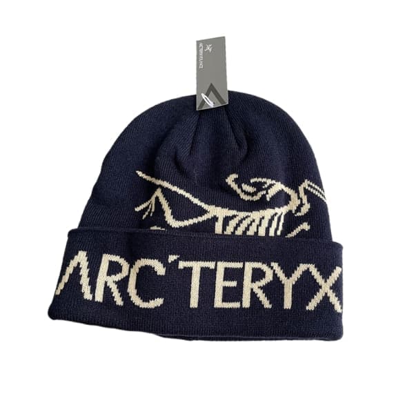 Arcteryx Bird Head Black Toque Lue Navy