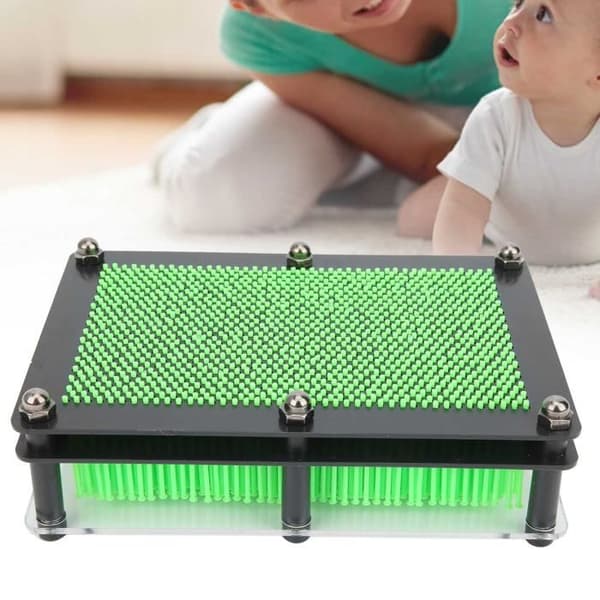 Pin Art Leksak - 3D Klon - Tillfällig 3D Skulptur - Grön