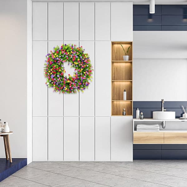 Høstdekorasjon Gresskar Lønneblad Blomster Bonsai