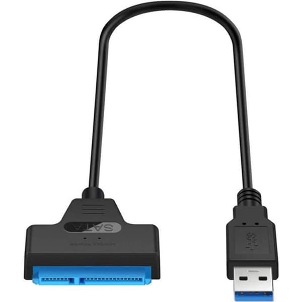 USB til SATA-adapter - Fablcrew - 2,5\" - USB 3.0 - Ultrahurtig overføring - HDD/SSD-kompatibel