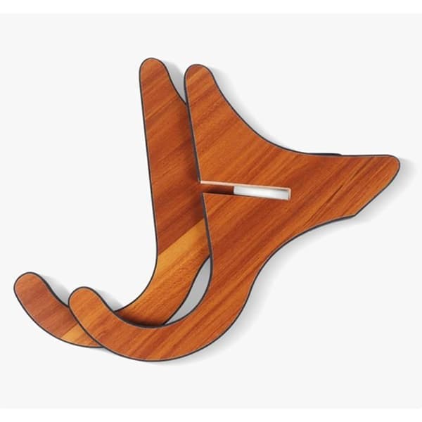 Gulvstativ i tre for ukulele - Universelt X-formet stativ, bærbart og solid, sammenleggbart, for ukulele, mandolin