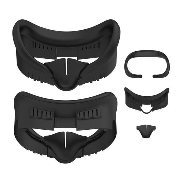 Ansigtsdækken til Meta Quest 3 VR-headset, vaskbar erstatningsmaske ABS + PU