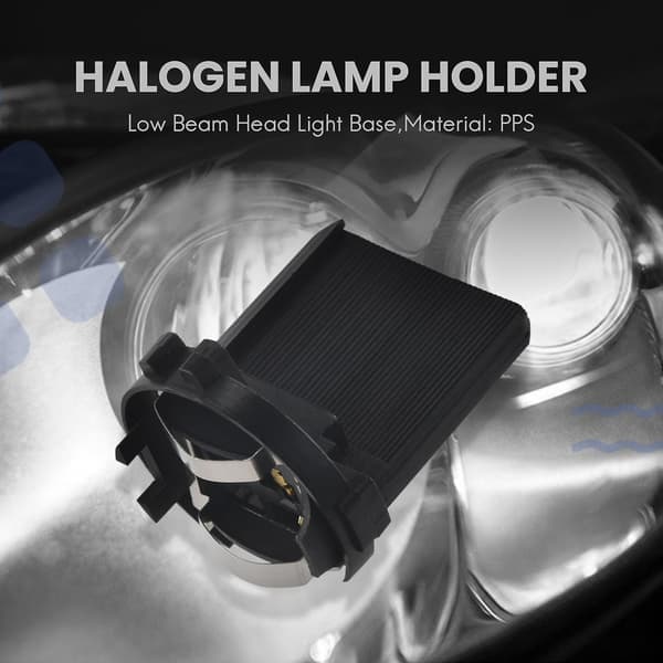 Halogenlampeholder nærlys frontlysbase for Golf 6 Mk6 7 Mk7 for R 5k0941109 svart