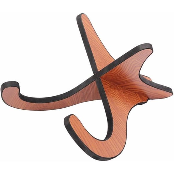 Trägolvstativ för ukulele - Universellt X-format stativ, bärbart och robust, hopfällbart, för ukulele, mandolin