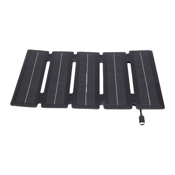 25W Foldbart Solpanel – Ultratyndt 5-lags ETFE – Camping og Vandring – 23.3×33 cm