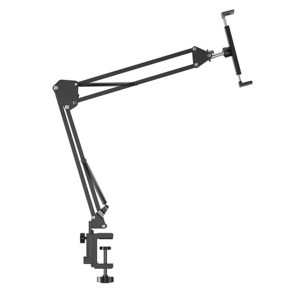 HB057 360° Roterende Fleksibel Universal Lang Arm Mobiltelefonholder til Seng og Skrivebord