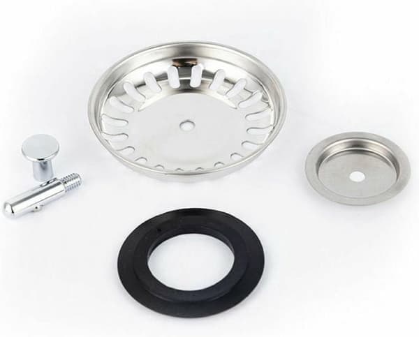 Vaskavløpsplugg - Avløpsplugg - Filter - Pop-up kurvplugg - 78mm - Rustfritt stål - Sølv - Tåler oppvaskmaskin