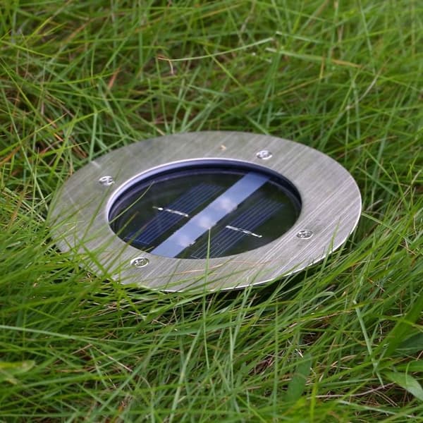 Solar LED underjordisk lys for uteplass, hage, vei