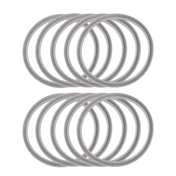 10-pack silikon O-ringstätningar för Nutribullet 600 Pro 900-serien Grå 85g