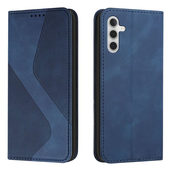 SAM A33 5G, S-formet etui, flip-etui (blå)