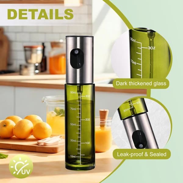 Sett med to 100 ml sprayflasker for matolje