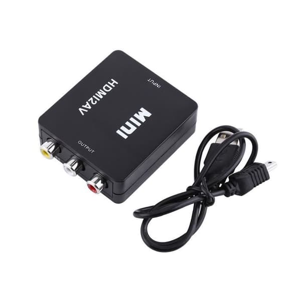 RCA Kompositt CVBS HDMI til RCA Audio Video Adapter HD-konverteringsboksbryter