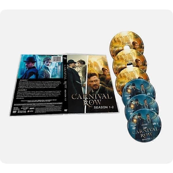 Carnival Row Kausi 1-2 (6 levyn DVD-boksipaketti) UUSI