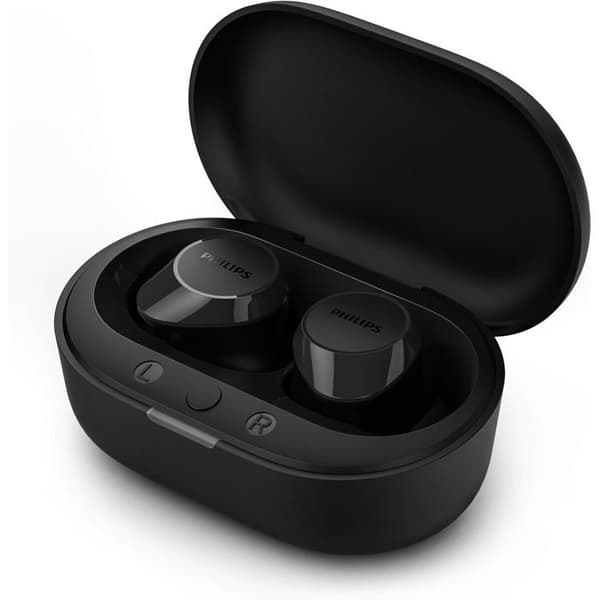 True Wireless Bluetooth In-Ear-hörlurar - Dynamisk bas, tydliga samtal och laddningsfodral i fickformat
