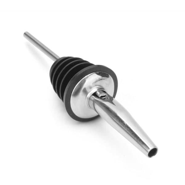 2-pack Hällpip Droppkork Flaskpip Doseringpip i Stål Metall Silver silver