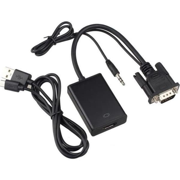Videokonverterer - C0930 - VGA til HDMI - 1080p - 3,5 mm lyd - Plug and Play