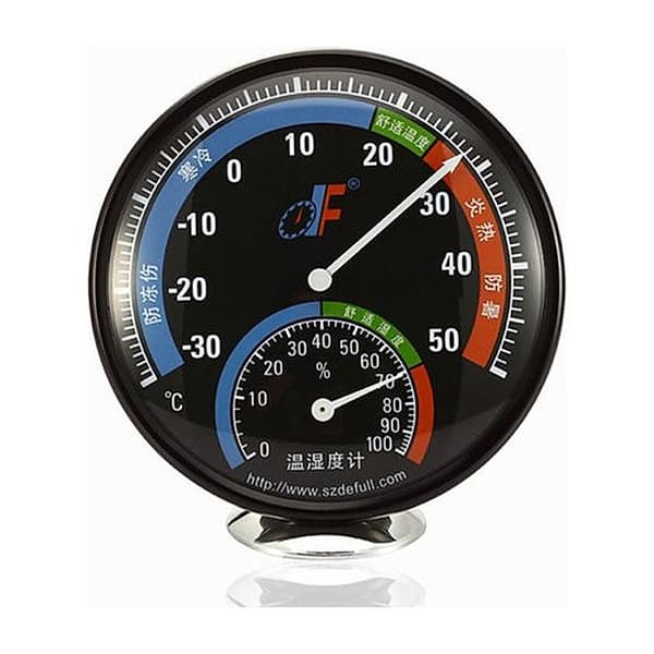Skivetermometer hygrometer - Temperatur- og fuktighetsmåling