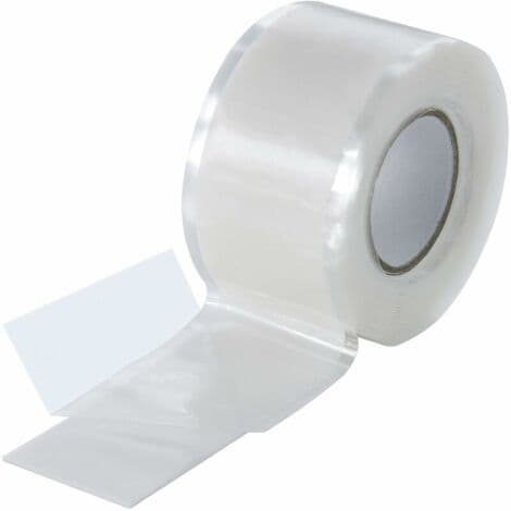 PCS Selvfuserende Silikontape (selvfuserende 25mmx3m bred, hvit, selvvulkaniserende), Isolasjonstape og Tetningslist (vann, luft)