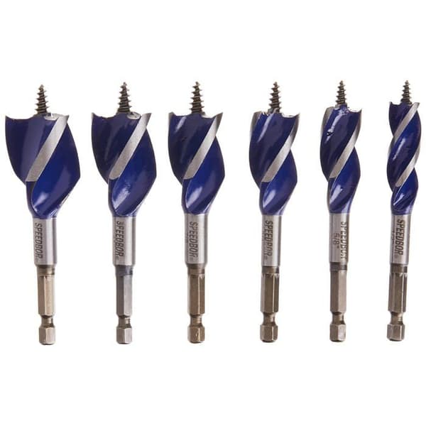 Irwin Tools IRWIN SPEEDBOR Trebor Sett, 4 tommer, 6 deler (1877239)