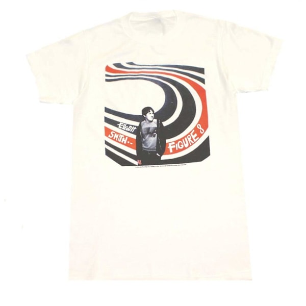 Elliott Smith T-tröja Elliott Smith Figur 8 Vit T-shirt S