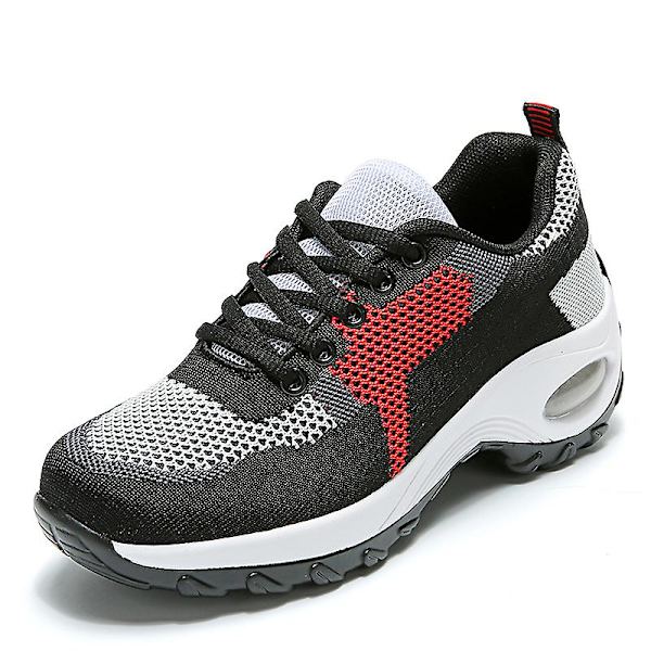 Damsneakers Andas löparskor Mode Sportskor 3A917 BlackRed 42