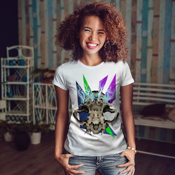 Skrämmande skräckclown Skrämmande män Royal Bluet-shirt M