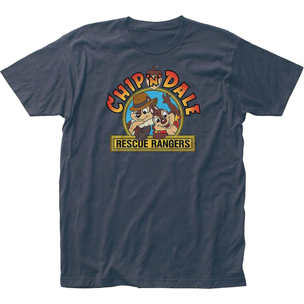 Chip n Dale Rescue Rangers Logo T-shirt herr XXL