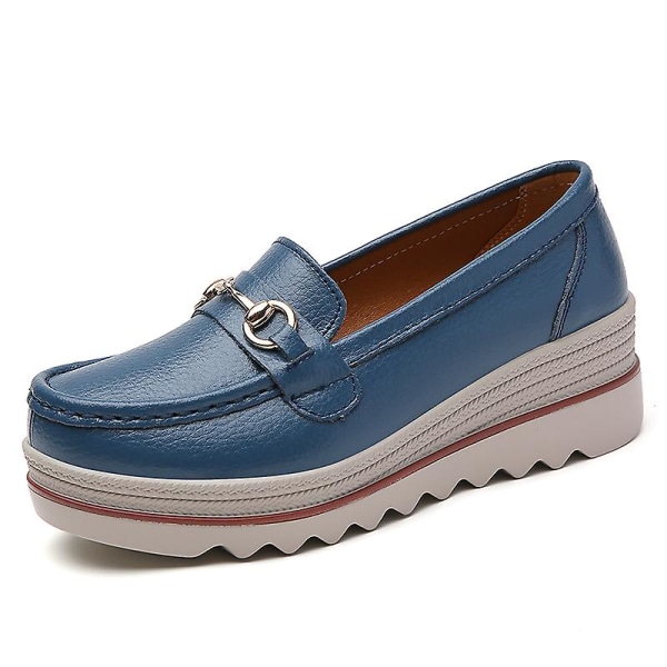 Damer Casual Mode Skor Loafer Skor Mamma Skor 3Ap7078 Blue 41