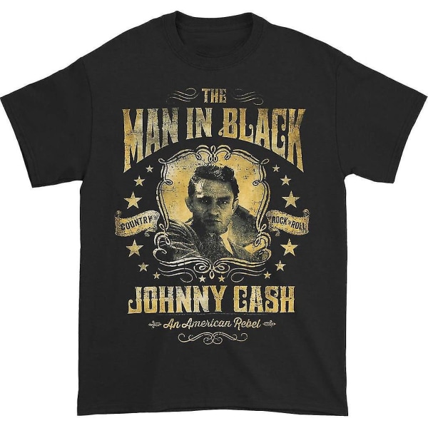 Johnny Cash Mib American Rebel T-shirt L