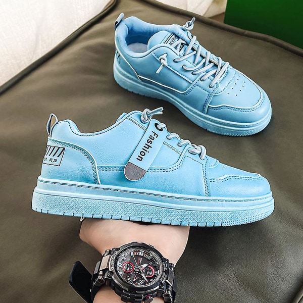 Sneakers för barn Andas Pojkar Flickor Skateboard Skor Löparskor F01 Blue 34