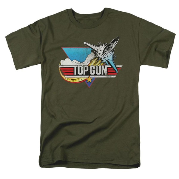 Top Gun Distressed Logo T-shirt L