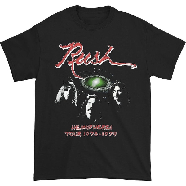 Rush Hemispheres World Tour 1978-79 T-shirt XL