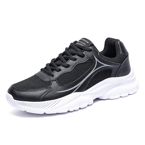 Löpning för herr Andas promenader Athletic Skor Mode Sneakers 3Bnk12 BlackWhite 42